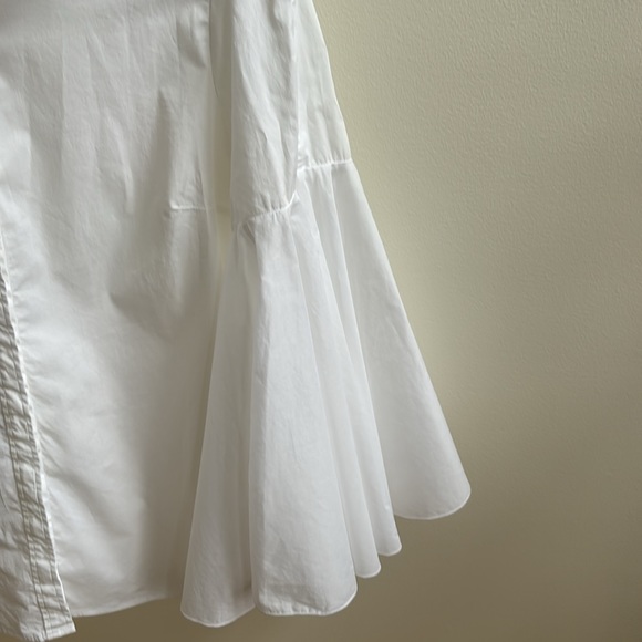 Anne Fontaine white blouse with full sleeves - Picture 3 of 4